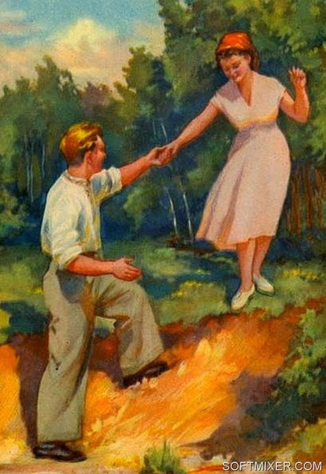 Мужчина и женщина в советской стране